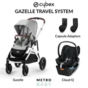 Gazelle S Pram & Cloud Q Capsule Bundle - Parenting Fun