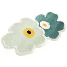 Bathroom Mat Fine Texture Home Decor Cute Floral Shaped Floor Bathroom Rug Ultra