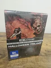 Halloween Trilogy 4K UHD Ultra HD New OOP Best Buy Steelbook Boxed Set Blu-ray