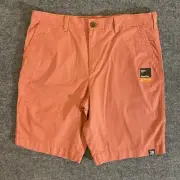 Urban Pipeline Shorts 38 Flat Front Ultimate Twill Tuscan Red Superflex NEW NWT