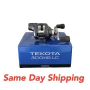 Shimano Tekota 300HGLC Line Counter Fishing Reel 6.6:1 Star Drag TEK300HGLCA