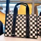 NWT Coach Smith Tote With Checkerboard Print CR101