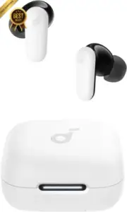 Anker P30I Noise Cancelling Earbuds, 45H Playtime, Bluetooth 5.4, IP54, White
