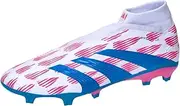 [adidas] Predator League LL FG FTWR Men's Football Boots White/Solar Blue/Solar Pink 46, FTWR White Solar Blue Solar Pink, 11.5 US