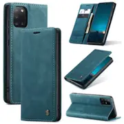 CaseMe Samsung Galaxy A31 Classic PU Leather Folio Case Cover A315 [Teal Green]