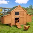i.Pet Chicken Coop Rabbit Hutch 150cm x 68cm x 96cm Large Chicken Coop House Run