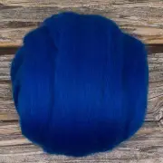 Corriedale Top (Dyed Royal) 100g Wool Roving Spinning Fibre Felting Blue
