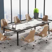 Tribesigns 6.56 FT Conference Table, 78.74-Inch Large Meeting Table, Business Wooden Training Table