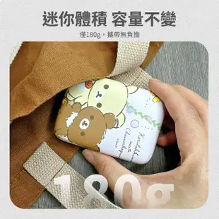 【Rilakkuma 拉拉熊】PRL-127 12000mAh 2孔輸出 小圓寶快充行動電源