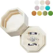 Engagement Ring Box Octagonal Proposal Ring Storage Box Valentine'S Day Ring Box