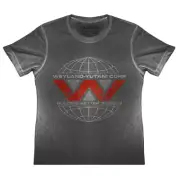 KIDS Aliens Weyland Yutani Logo T Shirt Boys Nostromo Xenomorph Predator Movie