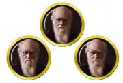 Charles Darwin by John Collier Golf Ball Markers