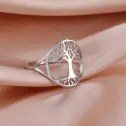 Tree of Life Ring Stainless Steel Ring