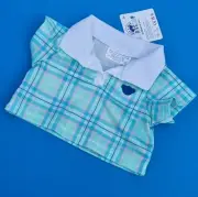 BUILD A BEAR Shirt Plaid Polo Check Shirt BNWT