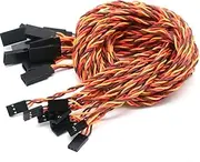 RC Helicopter Parts for Futaba JR Anti-Interference Servo 10pcs 10/15 / 30/50 / 100cm Servo Extension Cable 30 / 60core for Futaba JR Anti-Interference Servo for RC Helicopter Part/Replacement