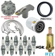 Tune Up Kit Filters Cap Wire Spark Plugs For FORD MAVERICK V8 5.0L;2 Bbl 74-76