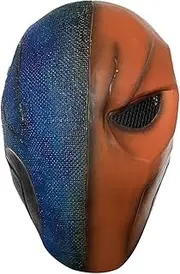 [zhongcai] Deathstroke Latex Mask Arkham City Superhero for Halloween Cosplay Props