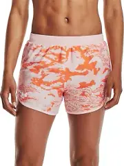 NWT Under Armour Women's Fly By 2.0 Running Shorts Size XS Beta Tint $30 3B077