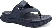 [ONCAI] Mens Orthopedic Flip Flops Men's Walking Sandals with Arch Support Sport Recovery Sandal for Man size 7-14
