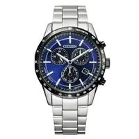 在飛比找ETMall東森購物網優惠-CITIZEN星辰 光動能 紳士系列三眼計時腕錶 BL549