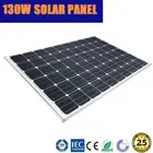130W 12V MONO SOLAR PANEL HOME GENERATOR CARAVAN BATTERY CHARGING 130 WATT