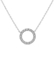 Sabrina Designs 14K 0.54 ct. tw. Diamond Circle Necklace