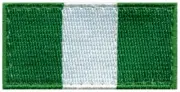 NIGERIAN FLAG PENCIL POCKET PATCH