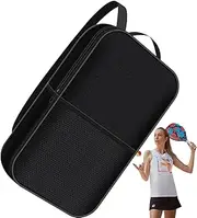 Pickleball Paddle Bag - Pickleball Paddle Bag with Mesh Pocket - Portable Equipment Carrying Bag Large Capacity Sports Bag for Men Women Sport Lover