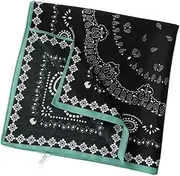 [K-Elewon] Medium Square Scarf Head Scarf Neck Scarf Hair Scarf Head Sleeping Wraps Bandana Scarfs for Women H19