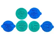 Father's Day Cookie Cutter Stamp Set Fondant Embosser Superdad Best Dad