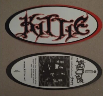 KITTIE Spit album promo Metal band Sticker