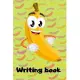 Writing book: journal and Writing book banana for kids age 3-12 years old,120 white paper lined for writing