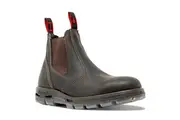 Redback Mens Bobcat Oil Kip Slip On Non Safety Work Boot UBOK - Claret