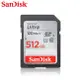 SANDISK 512G Ultra SDXC Class10 UHS-I 讀寫速度 140MB/s 記憶卡 (SD-SDUNC-512G)