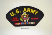 U.S. ARMY IRAQI FREEDOM VETERAN - Iron/Sew on Patch HAT, JACKET, VEST P699