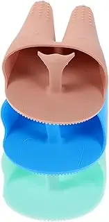 MOTHNUR 3pcs Silicone Face Scrubber Gentle Face Wash Scrubber Exfoliating Brush Facial Cleansing Brush for Women Men Blackhead Removal Pore Cleansing