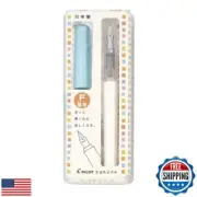 Pilot Kakuno Fine-Nib Fountain Pen, White Body Soft Blue Cap Body (FKA-1SR-SL