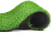 Artificial Grass, 39x20 Inch Synthetic Fake Grass Rug, 0.8" Thick Realistic Non-Slip Turf with Drainage Holes for Garden, Yard, Lawn, Rug