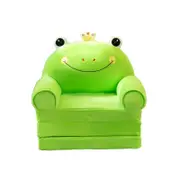 Catzon Cute Cartoon Kids for Toddler 2 in 1 Comfy Fold Out Couch Bed-Frog2