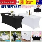Fitted Tablecloth Stretch Spandex Market Wedding Home Table Cover Cloth Trestle