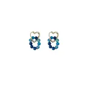 High End Handmade Fashion Earrings Printed Material Jewelry for Women Trendy
