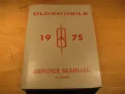 Oldsmobile Shop Manual Factory All Cars Olds OEM Dealer Repair Service Book 1975