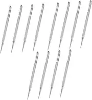 OSOLADY 3sets Professional Nail Care Set Cuticle Pusher Tool Nail Scraper Metal Cuticle Pusher Ergonomic Handle Smooth Surface 4pcs*3
