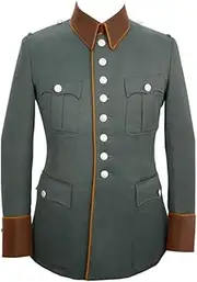 [militaryharbor] WW2 WWII German Field Police Officer Gabardine Jacket Dress Tunic