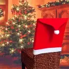 Cushion Case Wrinkle Resistant Anti-scratch Removable Chair Back Christmas Hat