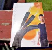 First Act Adam Levine Guitar Cable 10-Foot Gold-Plated 1/4-Inch Tips Brand New