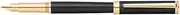 [Sheaffer] Intensity Engraved Matte Trim Medium Fountain Pen, Black/Gold