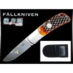 《藏刀閣》FALLKNIVEN-(TK3JBC)三冠系列-公爵皇家折刀(獸骨柄)