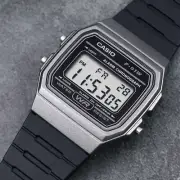 Casio F-91WM-1B Alarm Chronograph Classic Digital Retro Watch New Original