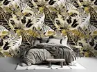 3D Leaves Seamless Wallpaper Wall Mural Removable Self-adhesive 131